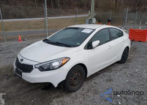 2016 Kia Forte Lx from USA, damaged, VIN KNAFK4A64G5616602
